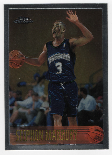 1996-97 CHROME ROOKIE STEPHON MARBURY # 177