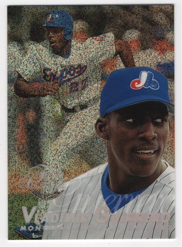 1997 FLAIR SHOWCASE ROW 0 VLADIMIR GUERRERO # 27 HOF