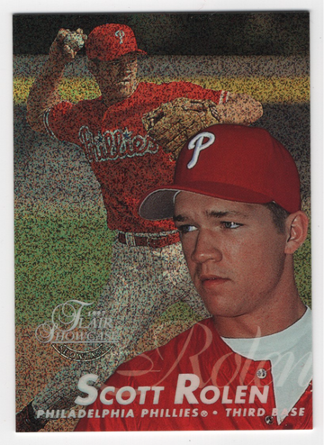 1997 FLAIR SHOWCASE ROW 0 SCOTT ROLEN # 6 HOF