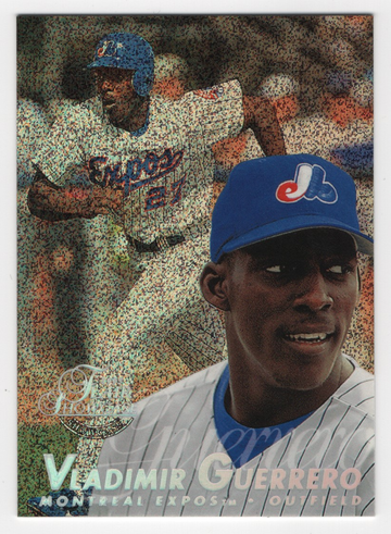 1997 FLAIR SHOWCASE ROW 0 VLADIMIR GUERRERO # 27 HOF