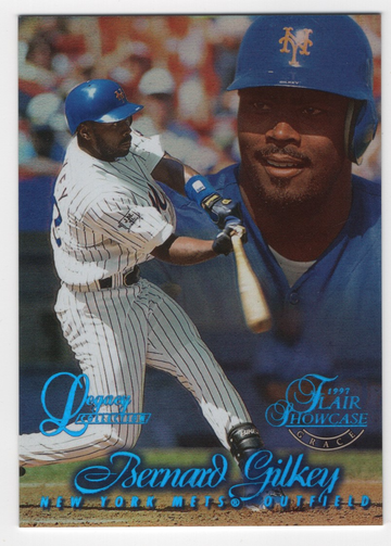1997 FLAIR SHOWCASE LEGACY ROW 1 - 029 OF 100 BERNARD GILKEY # 83