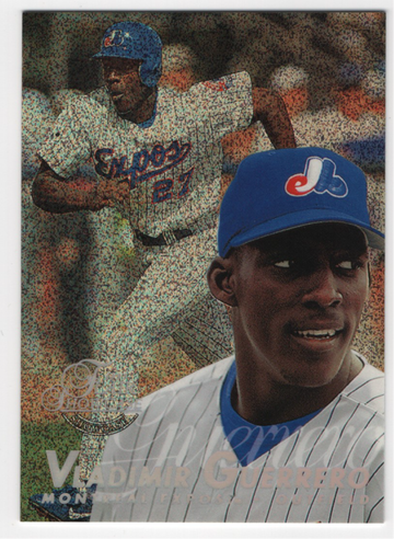 1997 FLAIR SHOWCASE ROW 0 VLADIMIR GUERRERO # 27 HOF