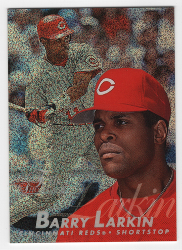 1997 FLAIR SHOWCASE ROW 0 BARRY LARKIN # 32 HOF