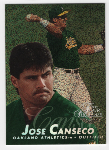 1997 FLAIR SHOWCASE ROW 0 JOSE CANSECO # 109