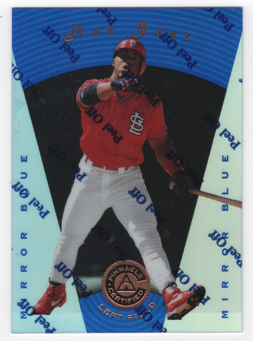 1997 PINNACLE CERTIFIED MIRROR BLUE RON GANT # 65