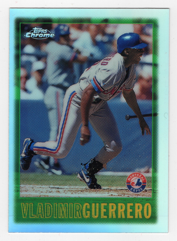 1997 TOPPS CHROME REFRACTOR VLADIMIR GUERRERO # 153 HOF