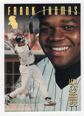 1996 LEAF STUDIO PRESS PROOF ONE OF 500 FRANK THOMAS  # 93 HOF