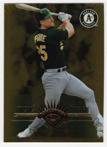 1997 LEAF FRACTAL MATRIX GOLD MARK MCGWIRE # 38