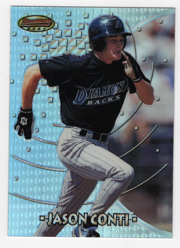 1997 BOWMAN'S BEST REFRACTOR ROOKIE JASON CONTI # 196 3 CARS LOT