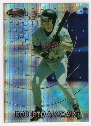 1997 BOWMAN'S BEST ATOMIC REFRACTOR ROBERTO ALOMAR # 59 HOF