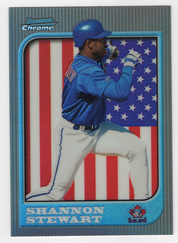 1997 BOWMAN'S CHROME REFRACTOR SHANNON STEWART # 220