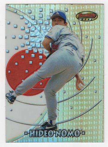 1997 BOWMAN'S BEST REFRACTOR HIDEO NOMO # BBI5 HOF