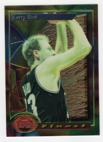 1993-94 TOPPS FINEST LARRY BIRD # 2 HOF