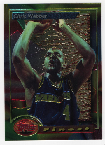 1993-94 TOPPS FINEST ROOKIE CHRIS WEBBER # 212 HOF
