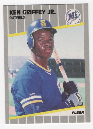 1989 FLEER KEN GRIFFEY JR ROOKIE # 548