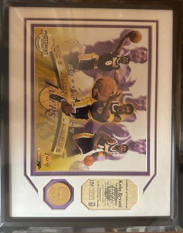 KOBE BRYANT LIMITED EDITION HIGHLAND MINT AUTHENTIC