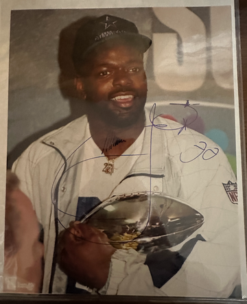 EMMITT SMITH HOF 8X10 AUTOGRAH CERTIFIED AUTHENTIC