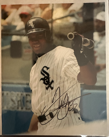 FRANK THOMAS HOF 8X10 AUTOGRAH CERTIFIED AUTHENTIC