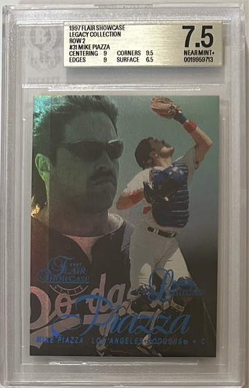 🔥 1997 FLAIR SHOWCASE LEGACY COLLECTION MIKE PIAZZA # 31 HALL OF FAMER 001/100