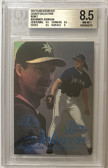 🔥 1997 FLAIR SHOWCASE LEGACY COLLECTION RANDY JOHNSON #20 HALL OF FAMER 072/100