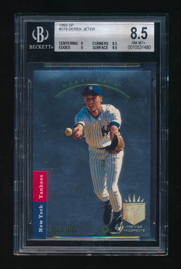1993 Upper Deck SP #279, Derek Jeter RC, BGS 8.5 NMMT+