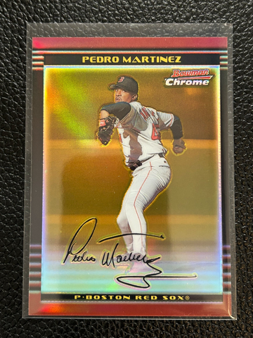 2002 Bowman Chrome Pedro Martinez sp Gold Refractor /50 *Super Rare