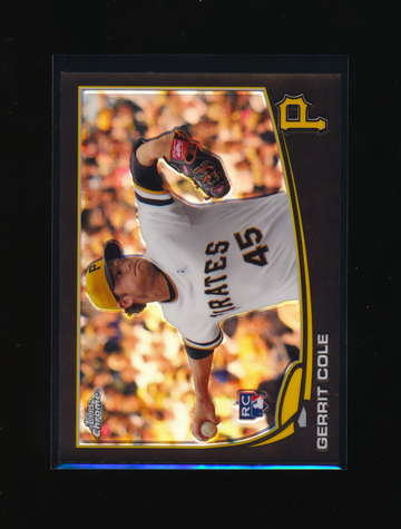 2013 Topps Chrome Update Gerrit Cole SP Black Refractor RC /99 Nice