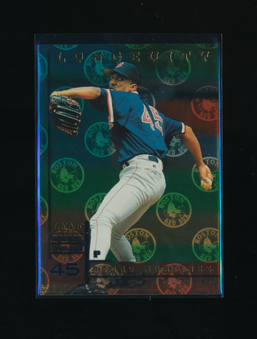 1998 Leaf Rookies & Stars #16, Pedro Martinez SP Longevity /50