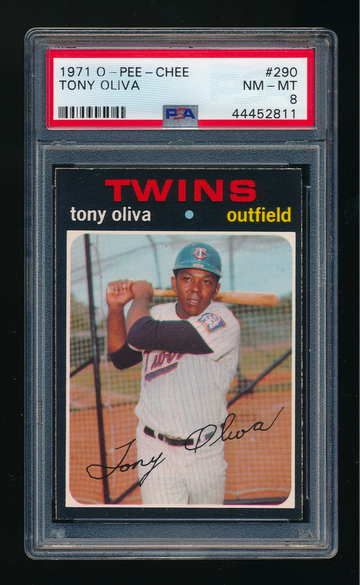 1971 OPC #290, Tony Oliva PSA 8 NMMT