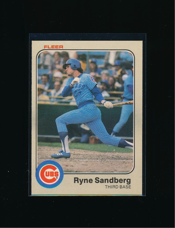 1983 Fleer #507, Ryne Sandberg RC Nice