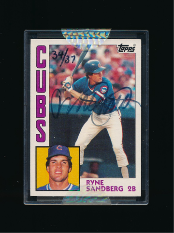 2004 Topps Originals Signature Edition Buyback Ryne Sandberg 1984 Auto /37 RARE