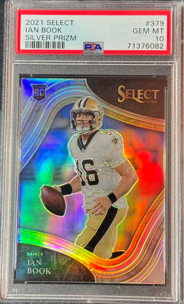 2021 Panini Select Ian Book Rookie Field Level Silver PSA 10