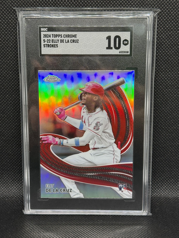 2024 Topps Chrome - Elly De La Cruz Strokes SGC 10