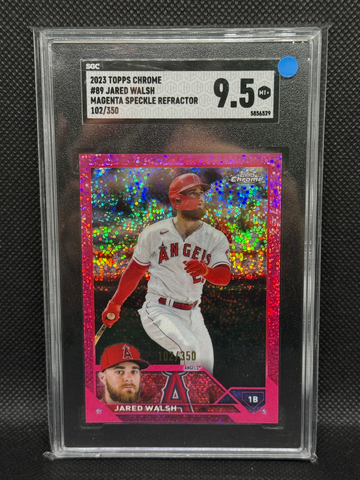 2023 Topps Chrome - Jared Walsh Magenta Speckle /350 SGC 9.5