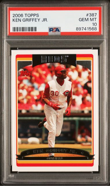 2006 Topps #387 Ken Griffey Jr HOF PSA 10 GEM MINT
