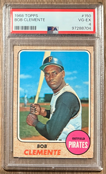 1968 Topps Roberto Clemente PSA 4