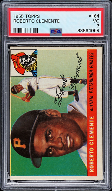 1955 Topps Roberto Clemente PSA 3
