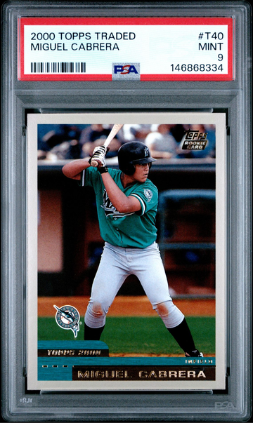 2000 Topps Traded Miguel Cabrera #T40 PSA 9 MINT