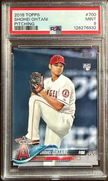 2018 Topps Shohei Ohtani Pitching PSA 9 MINT