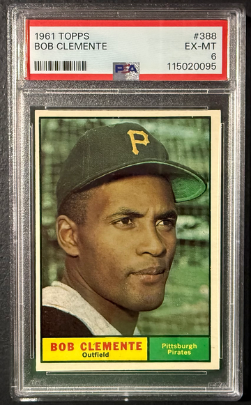 1961 Topps Roberto Clemente PSA 6