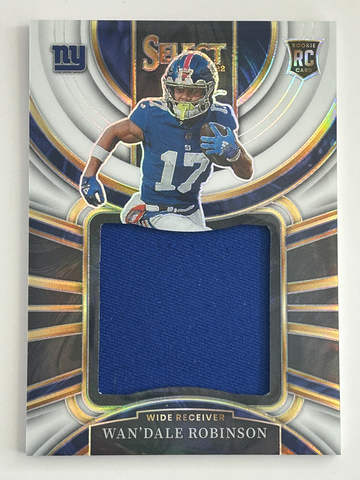2022 Select Wan’dale Robinson Prizm Rookie patch /75