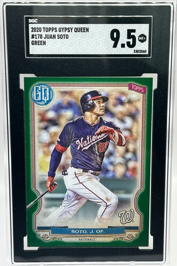 2020 Topps Gypsy Queen Juan Soto Green SGC 9.5