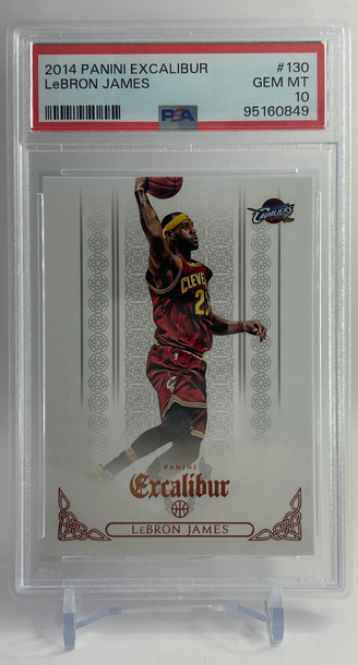 2014 Panini Excalibur LeBron James PSA 10
