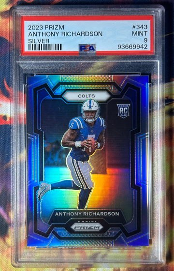 2023 Panini Prizm Anthony Richardson Silver #343 PSA 9 Mint