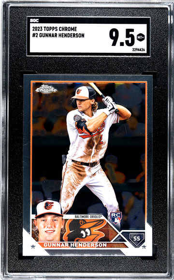 2023 Topps Chrome Gunnar Henderson Rookie SGC 9.5
