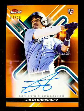 2022 Topps Finest Julio Rodriguez Rookie Auto