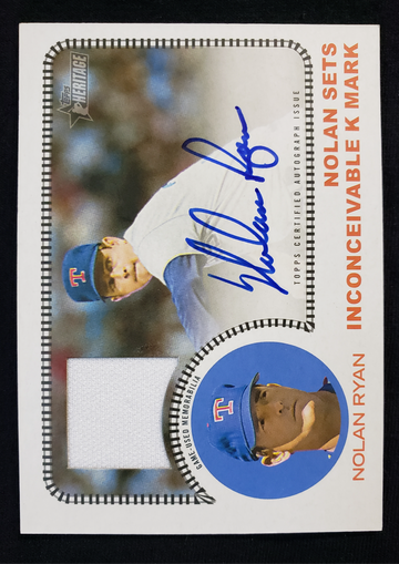 2022 Heritage High Number Nolan Ryan Auto /5