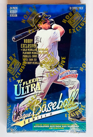 🔥SEALED 1997 Fleer Ultra - Series 2 Baseball Hobby Box⚾️