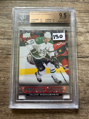 2013-14 Upper Deck Young Guns Valeri Nichushkin #236 BGS 9.5 GEM MINT Rookie RC