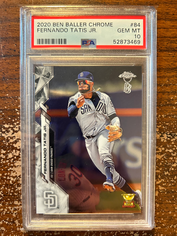 2020 Ben Baller Chrome 84 Fernando Tatis Jr. PSA 10